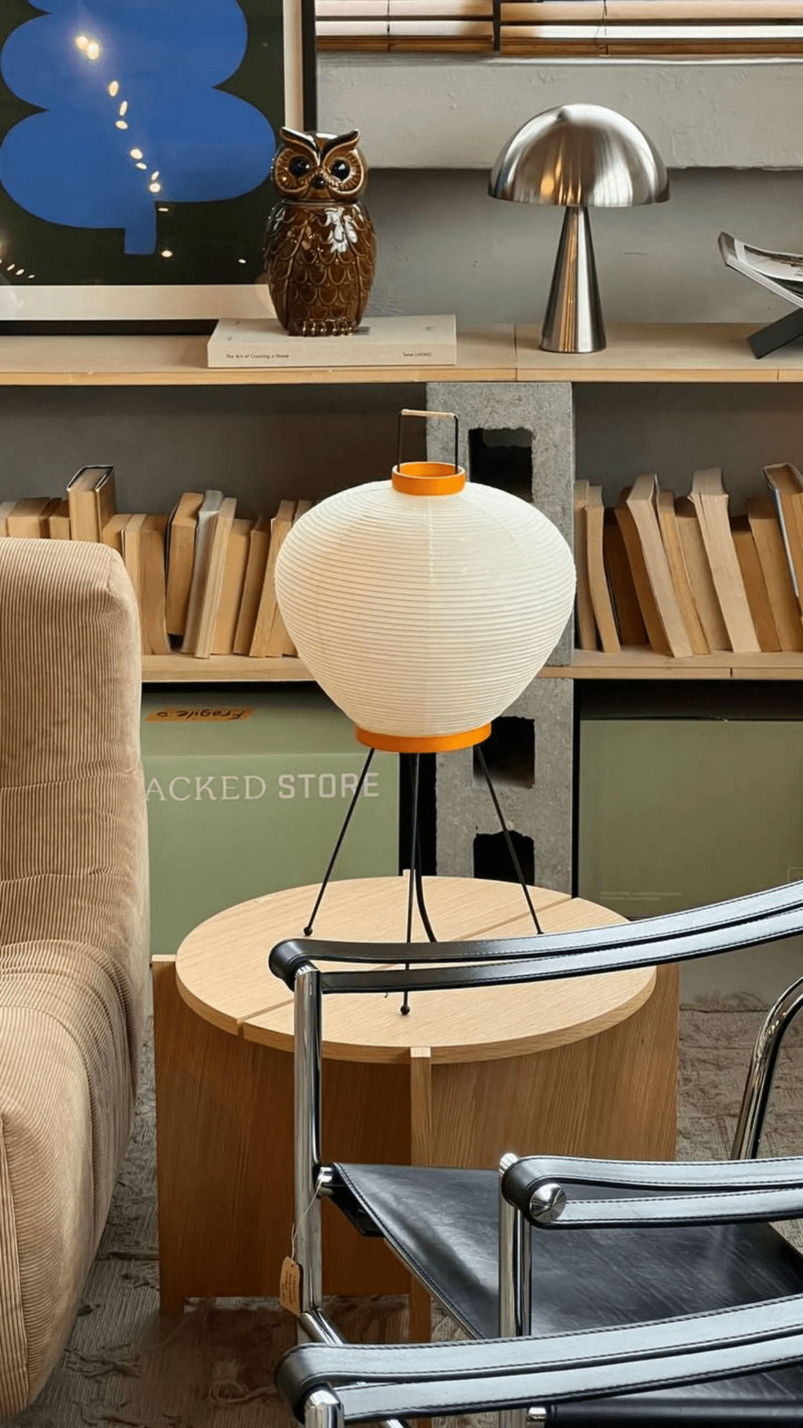 Solis Lampe de Table en Papier Washi 3A/9A