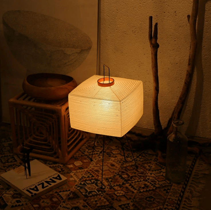 Solis Lampe de Table en Papier Washi 3A/9A