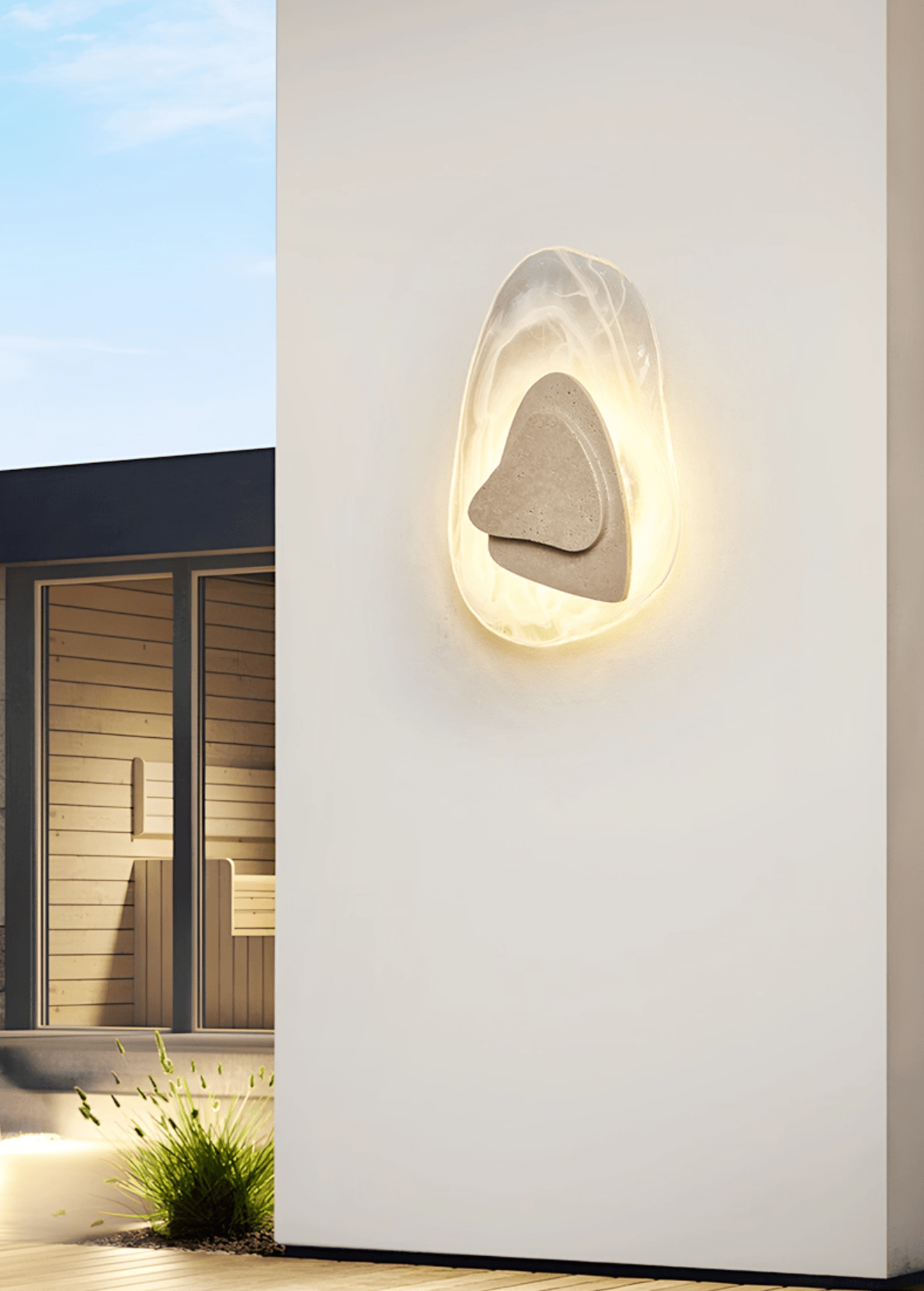 Eira Applique Murale Minimaliste Moderne en Travertin