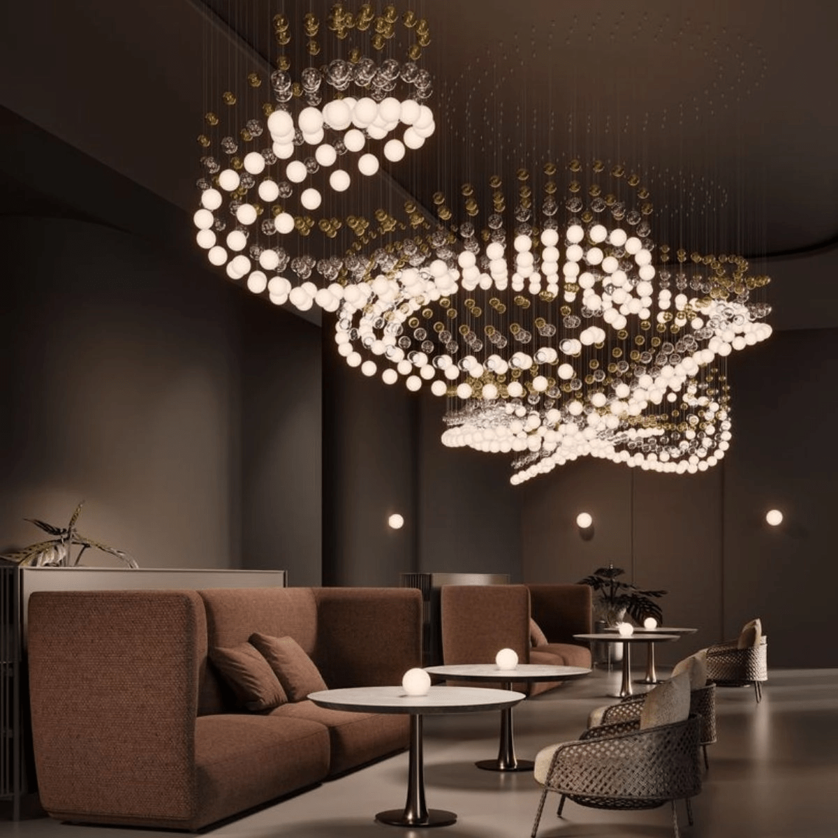 Pearl Curtain Customize Chandelier - Vakkerlight