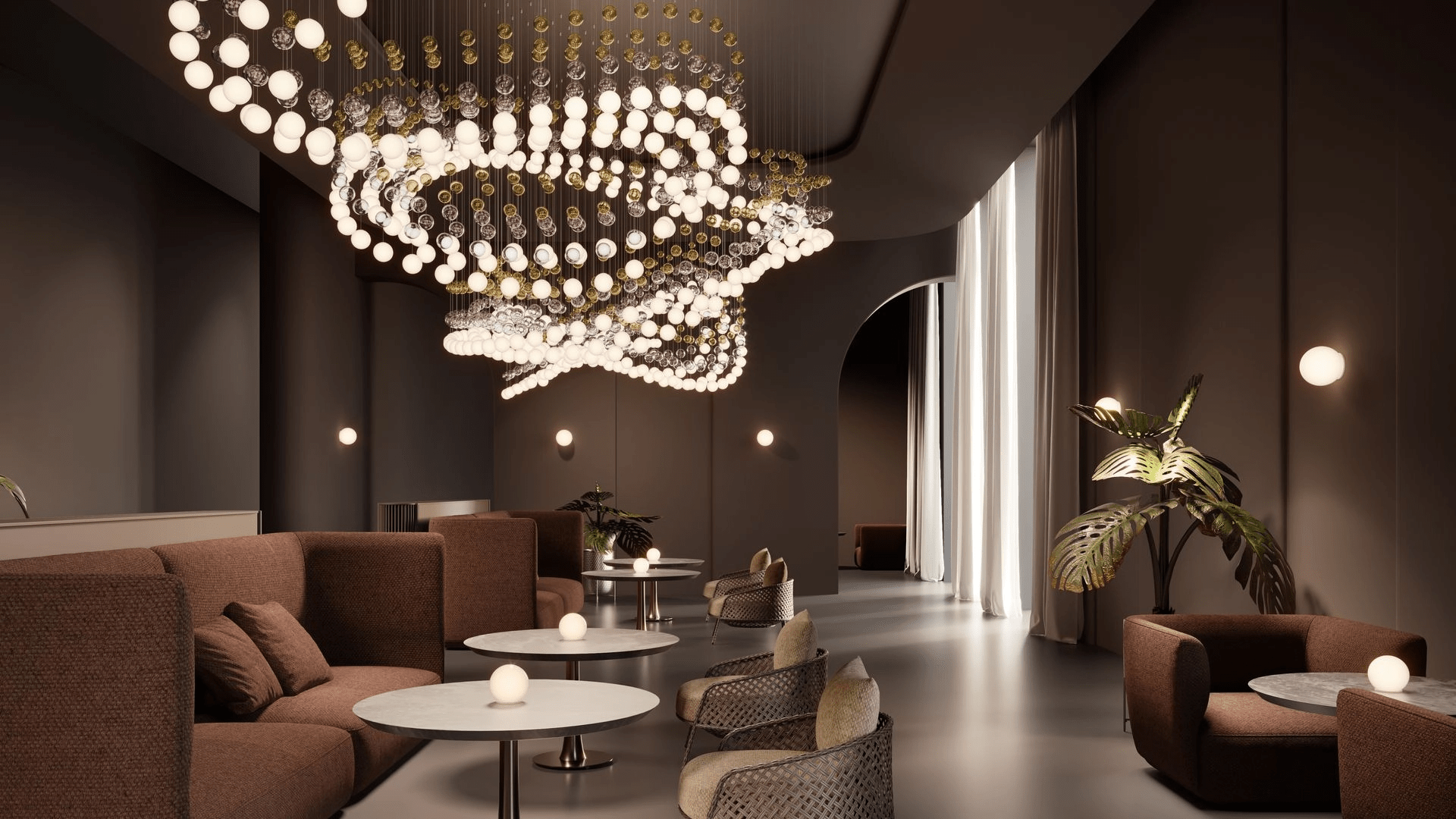 Pearl Curtain Customize Chandelier - Vakkerlight