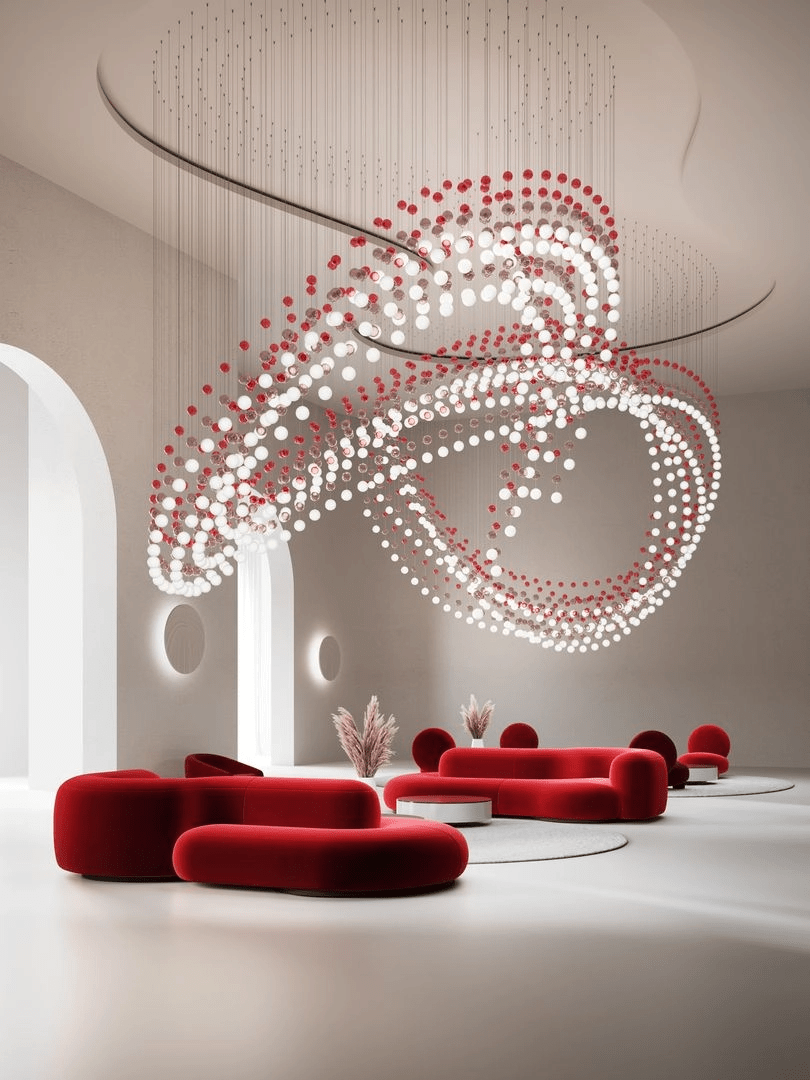 Pearl Curtain Customize Chandelier - Vakkerlight