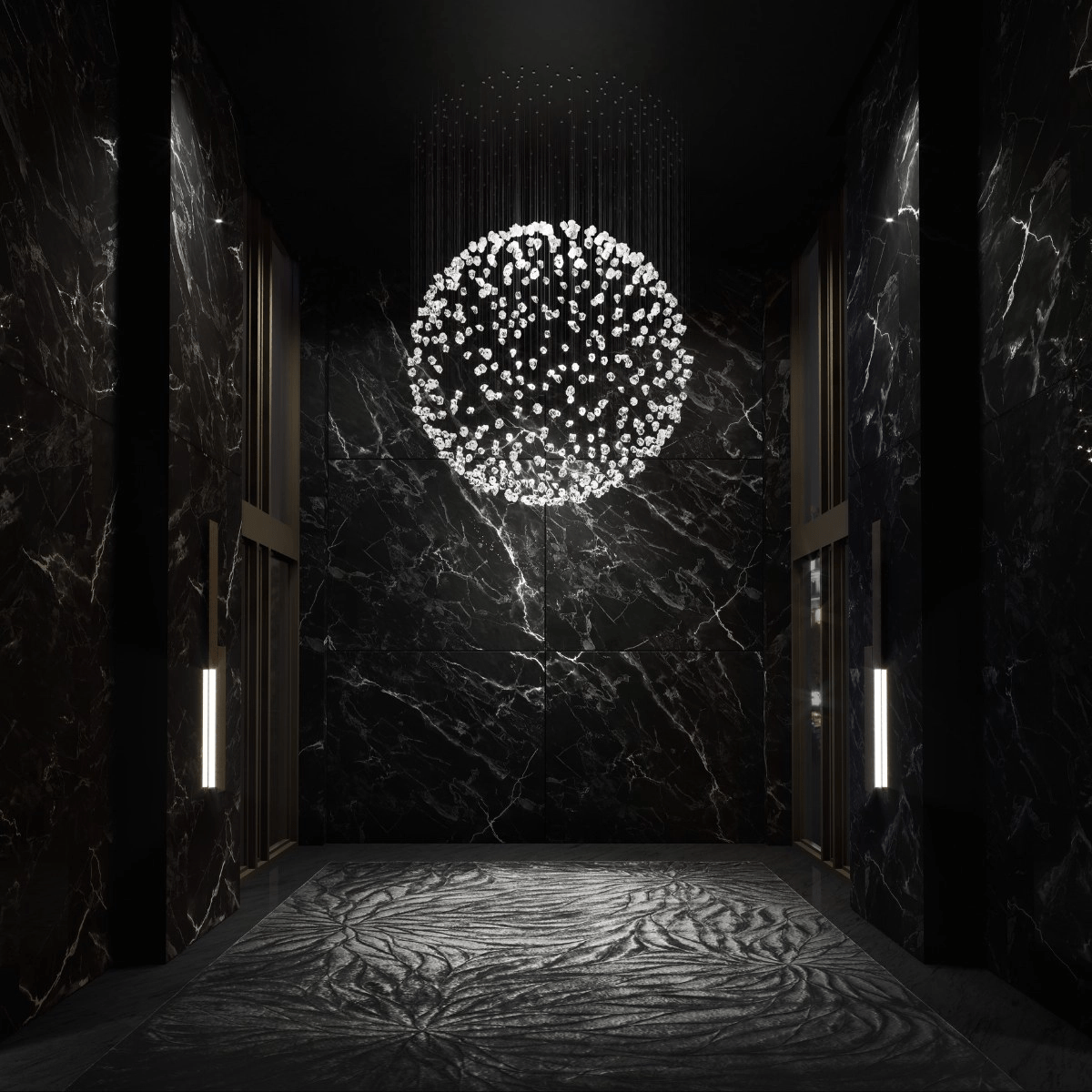 Raw Artistique Luxe Cristal Personnalisable Lustre