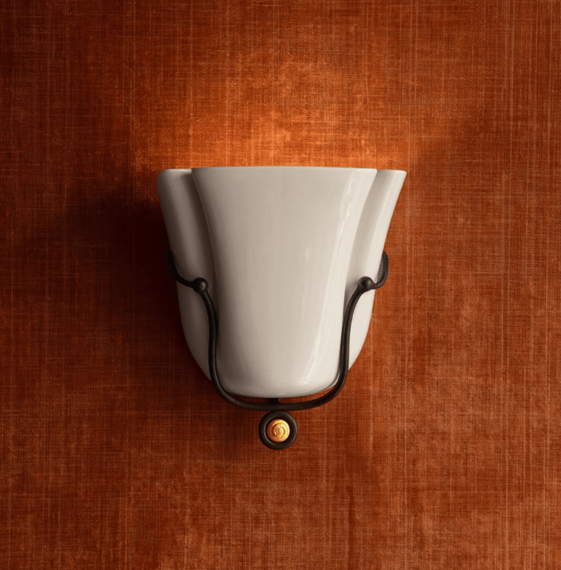 Solenne Moderne Céramique Applique Murale Coquille