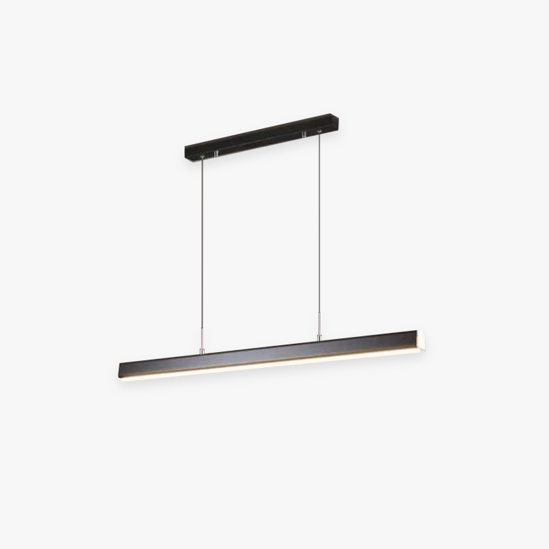 Arisha Suspension Linéaire Moderne  Noir/Marron Salon
