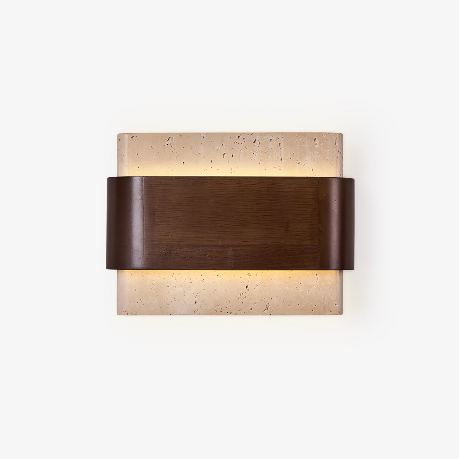 Ulnoros Paneled Travertine Wall Light - Letslighting