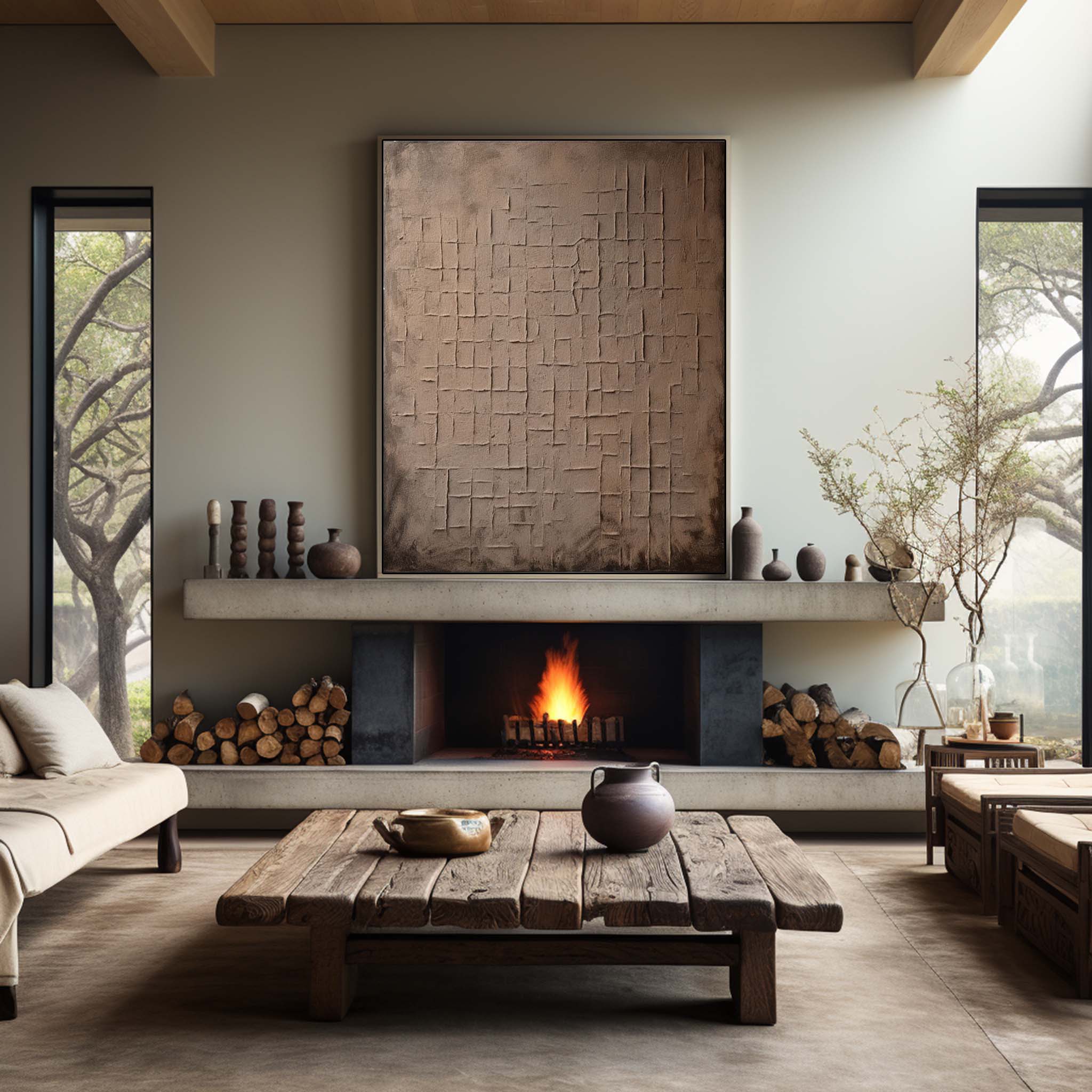 Wabi-Sabi Wall Art #TX269 - Letslighting