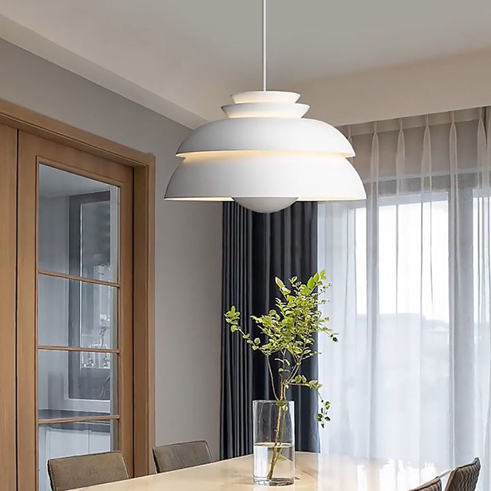 Valentina Luminaires Suspensions Blanc Vintage Métal Salle à Manger/Chambre à Coucher