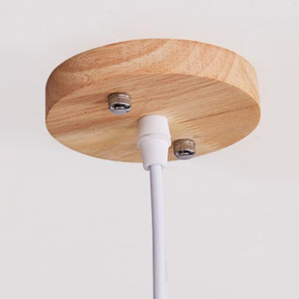 Muto Suspension Spirale Moderne, Metal/Bois, Bois, Salon