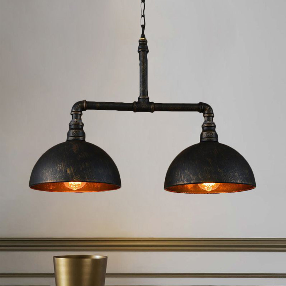 Silva Industrielle Luminaires Suspensions Vintage LED Métal Noir Salon/Chambre à Coucher