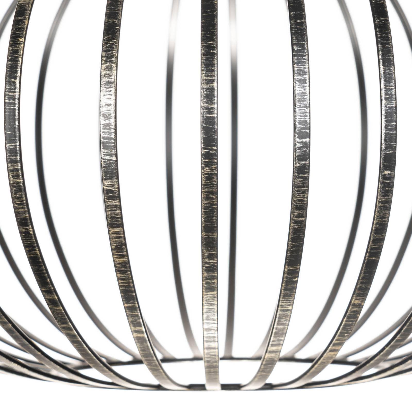 Arisha Industriel Creux Metal Suspension Salon