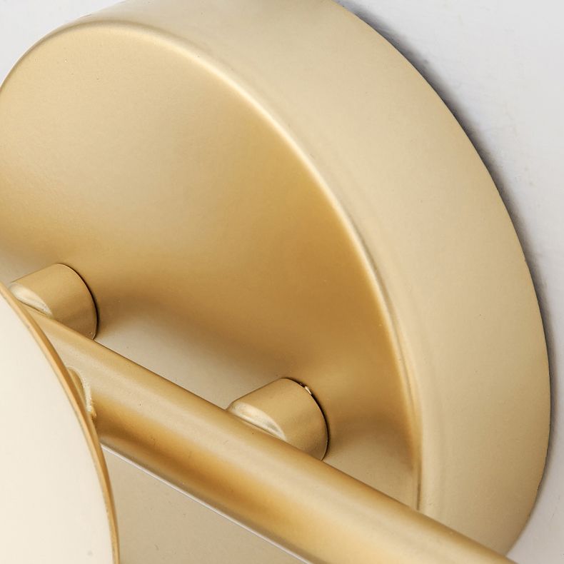 Valentina Applique Murale à miroir LED Vanity Métal Verre Simple Blanc Salle de Bain