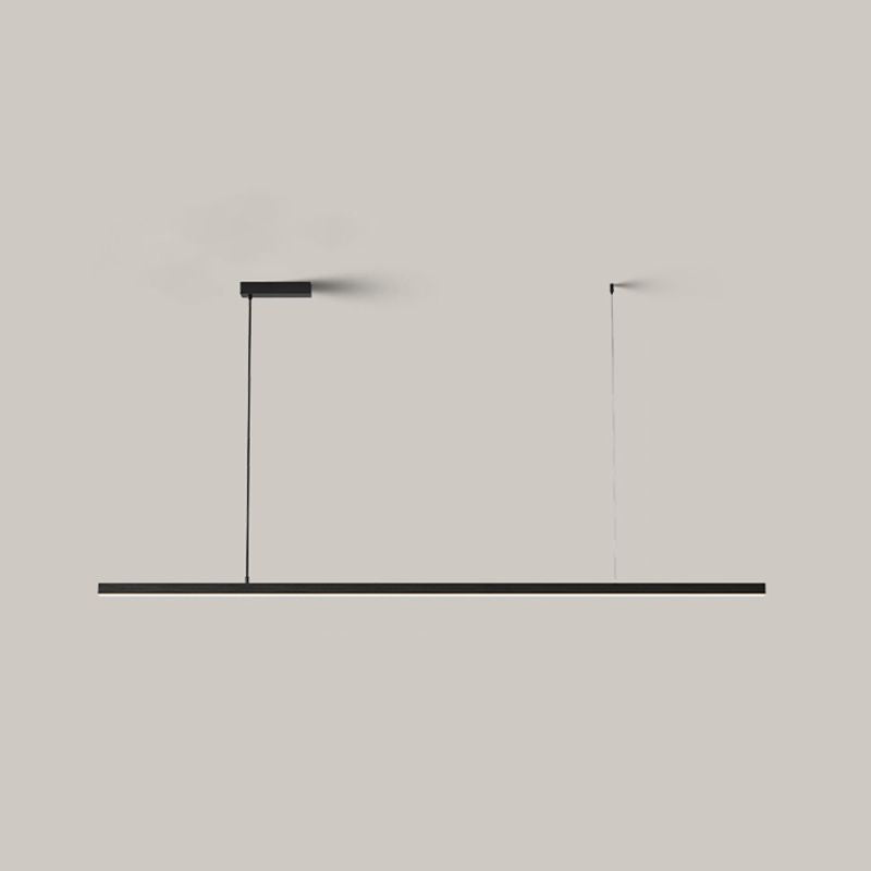 Ray Suspension Linéaire Minimaliste Noir/Blanc, Chambre