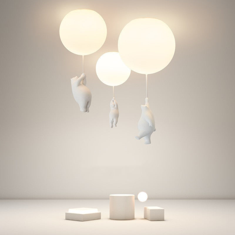 Aria Suspension/ Plafonnier Ballon Moderne, Résine Chambre