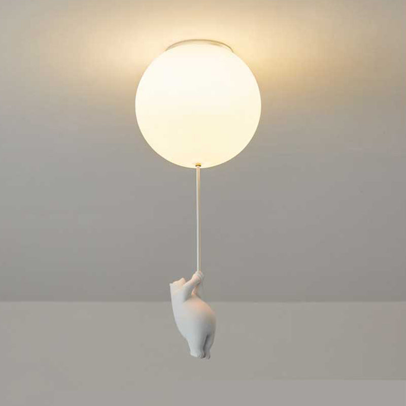 Aria Suspension/ Plafonnier Ballon Moderne, Résine Chambre