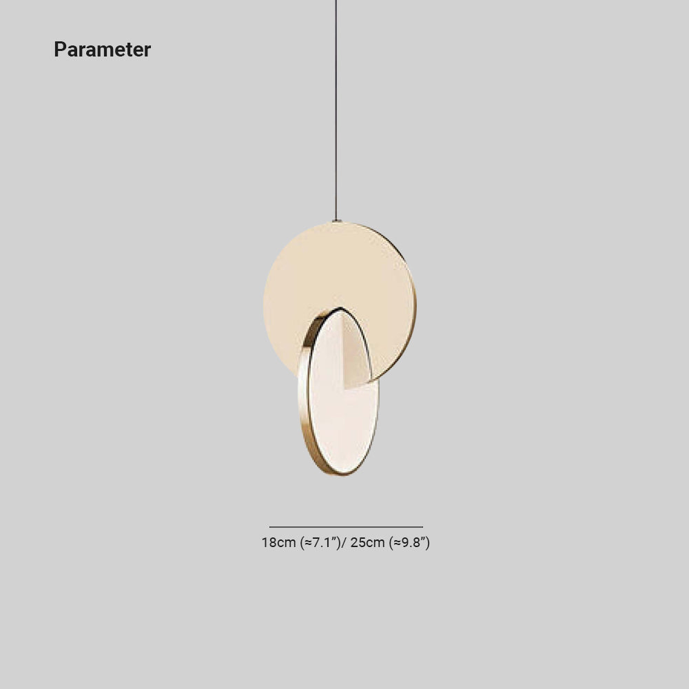 Arisha Luminaires Suspension  Minimaliste Métal Or/Argent Salon