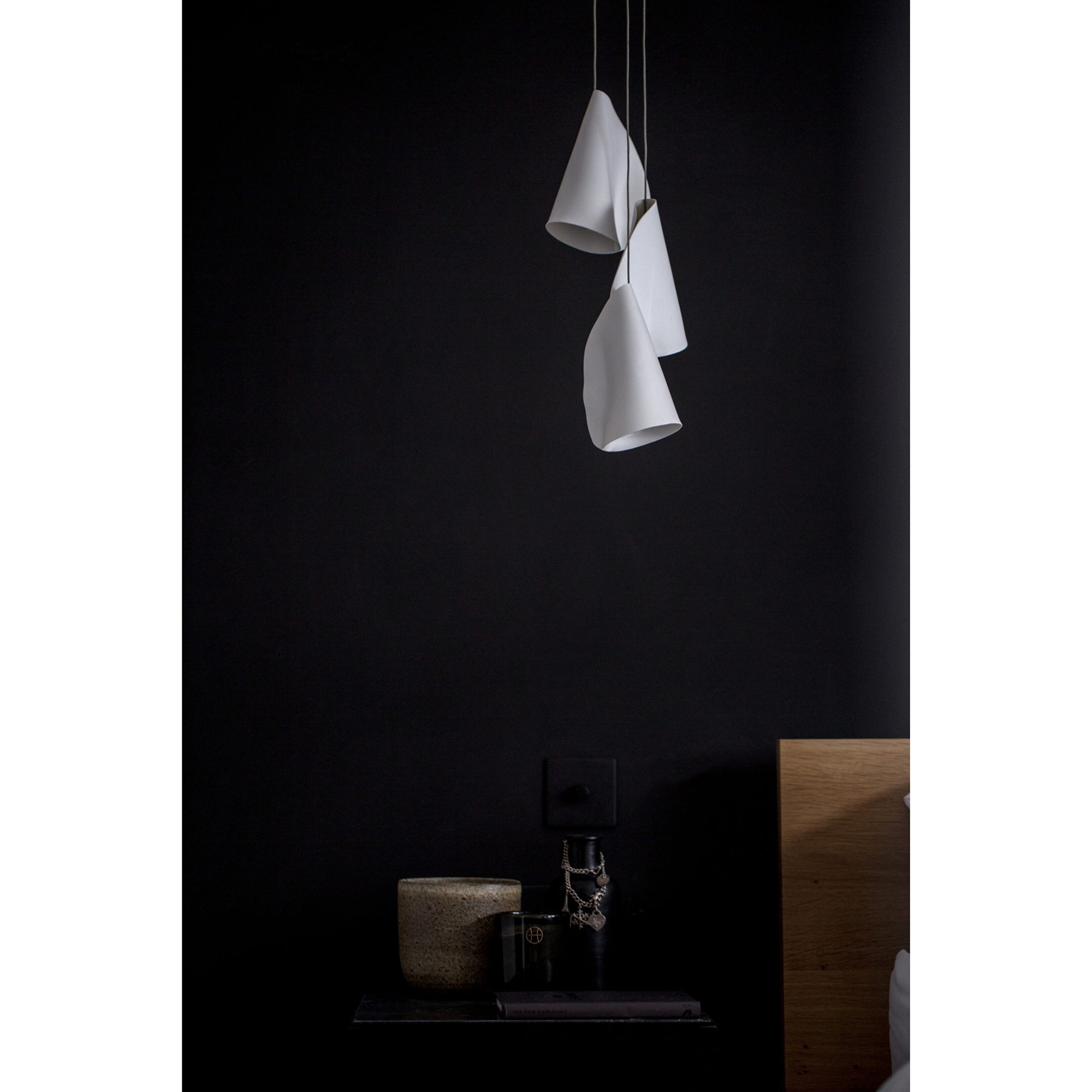 Ulfuvye Porcelain Ceramics Pendant Lamp - Lamp Copper