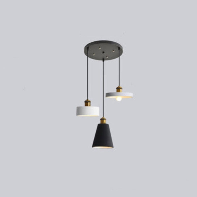 Aira Luminaires Suspension Nordique Blanc/Orange/Noir/Gris, Salon