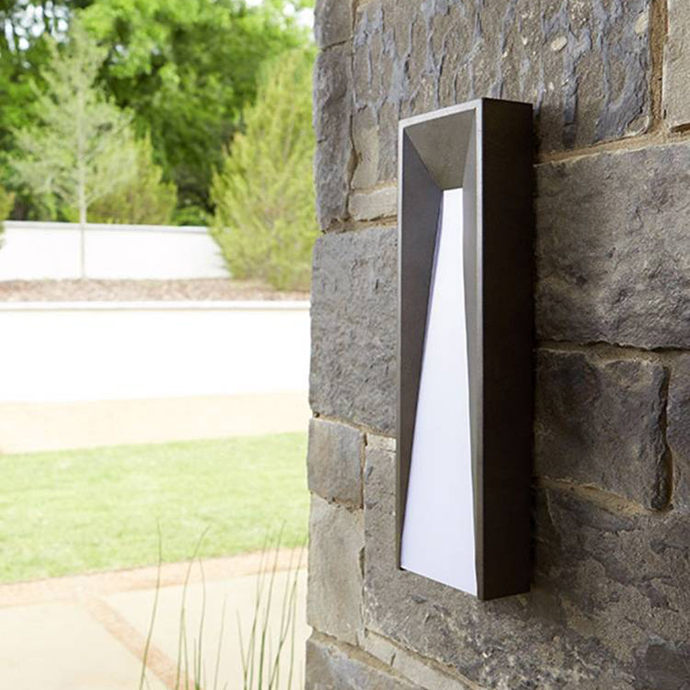 Ray Moderne LED Applique Murale Noir/Gris Métal Extérieur