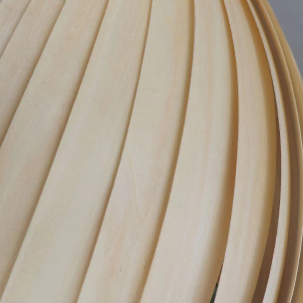 Muto Suspension Spirale Moderne, Metal/Bois, Bois, Salon