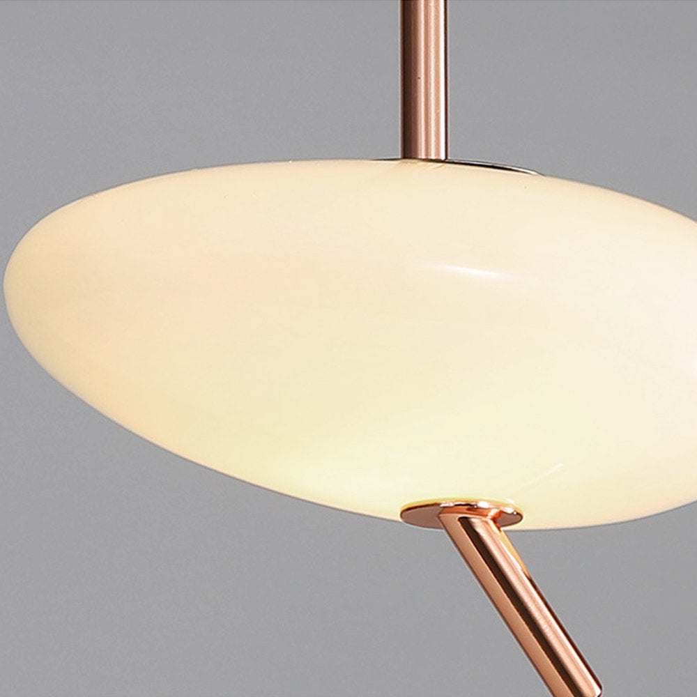 Valentina Suspension Moderne Galets Acrylique Métal Salon