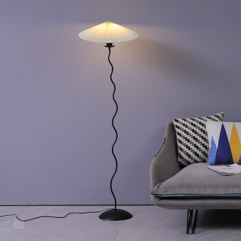 Ritta Moderne LED Lampadaire Métal Chambre/Salon Rouge Orange Blanc