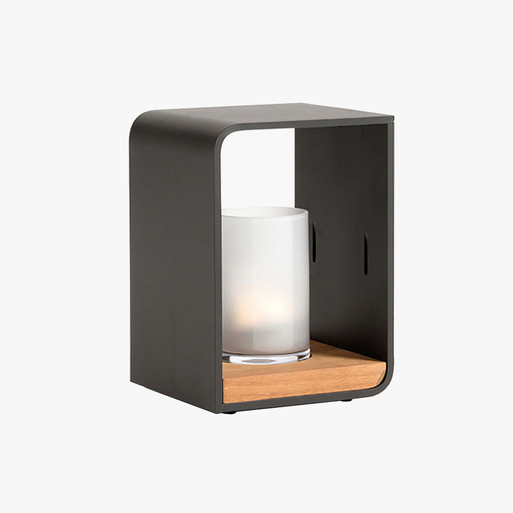 Ray Lampadaire Solaire Bougie Moderne, Métal, Noir, Allée