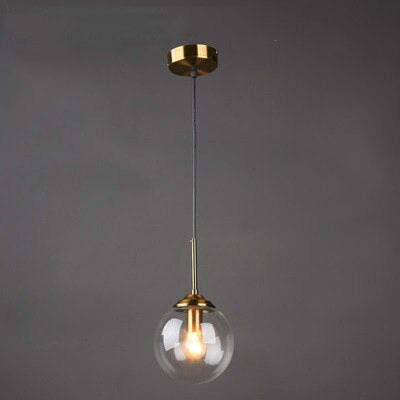 Valentina Luminaires Suspension Verre Transparent Ambre