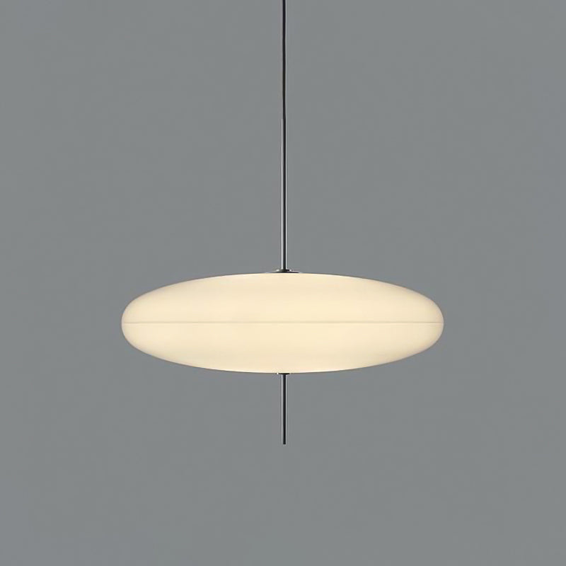 Ritta Pendentif Ovale Nordique Moderne, Blanc