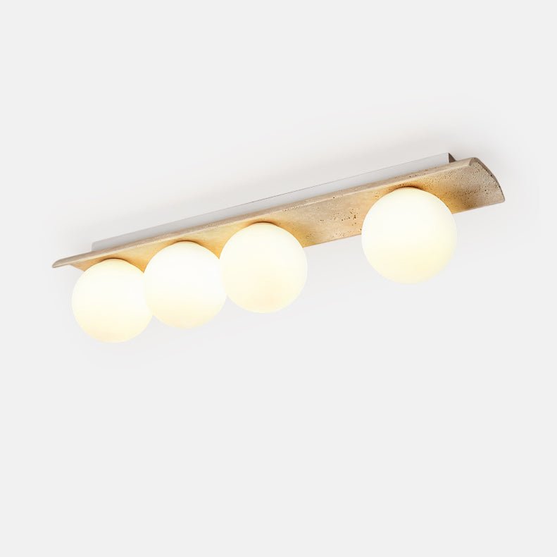 Orelie Moderne Minimaliste Travertin Plafonnier Lumière