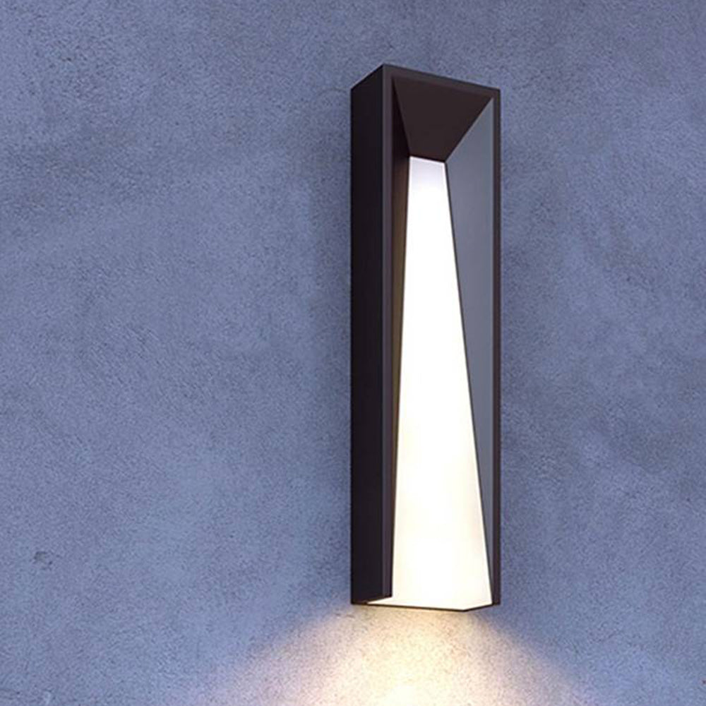 Ray Moderne LED Applique Murale Noir/Gris Métal Extérieur
