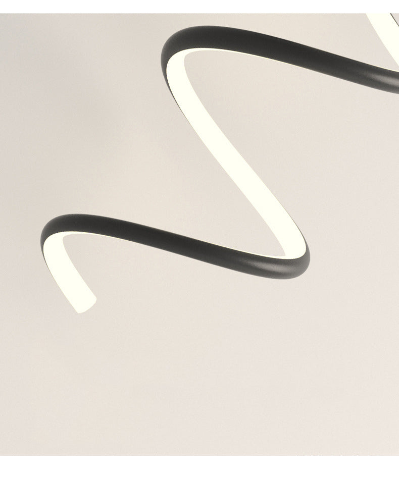 Arisha Applique Murale LED Spirale Moderne Pour Chambre, Couloir, Salon