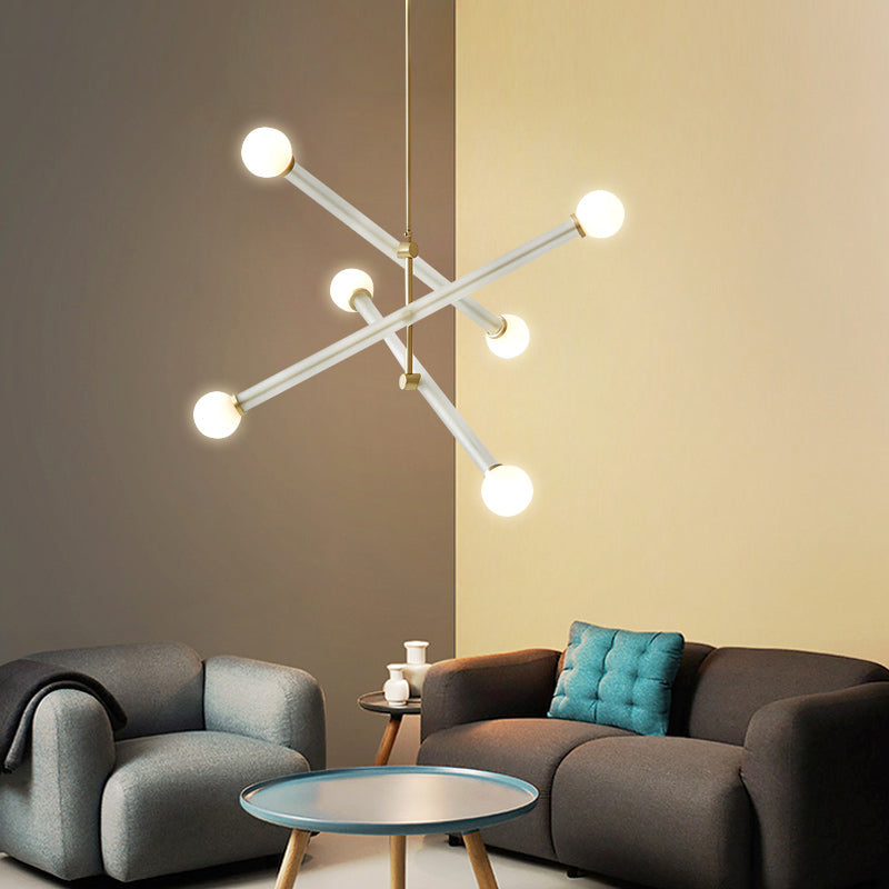 Arisha Suspension Ajustable Modern, Metal/Glass, Salon/Chambre à Coucher