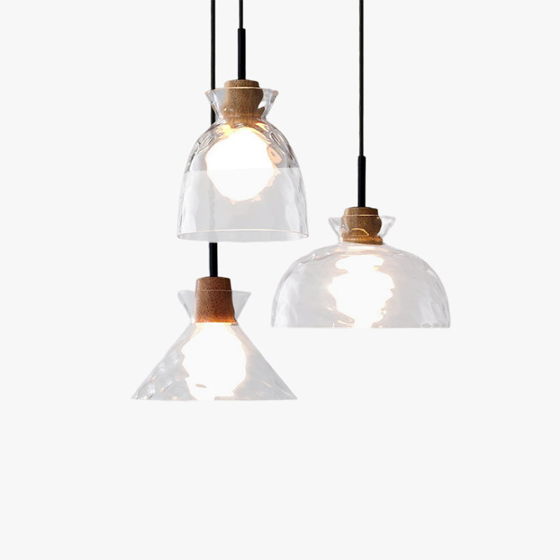 Arisha Suspension Dôme Vintage, Verre, Marron, Salon