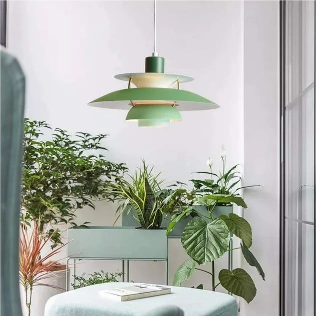 Aria Suspension Macaron avec Abat-Jour, 15 Coloris