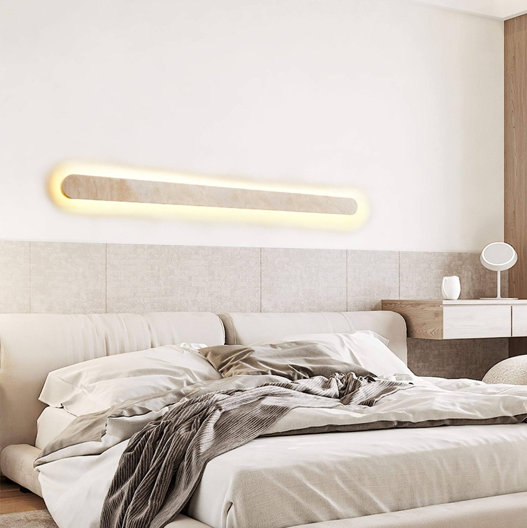 Elraee Travertine Wall Light - Letslighting