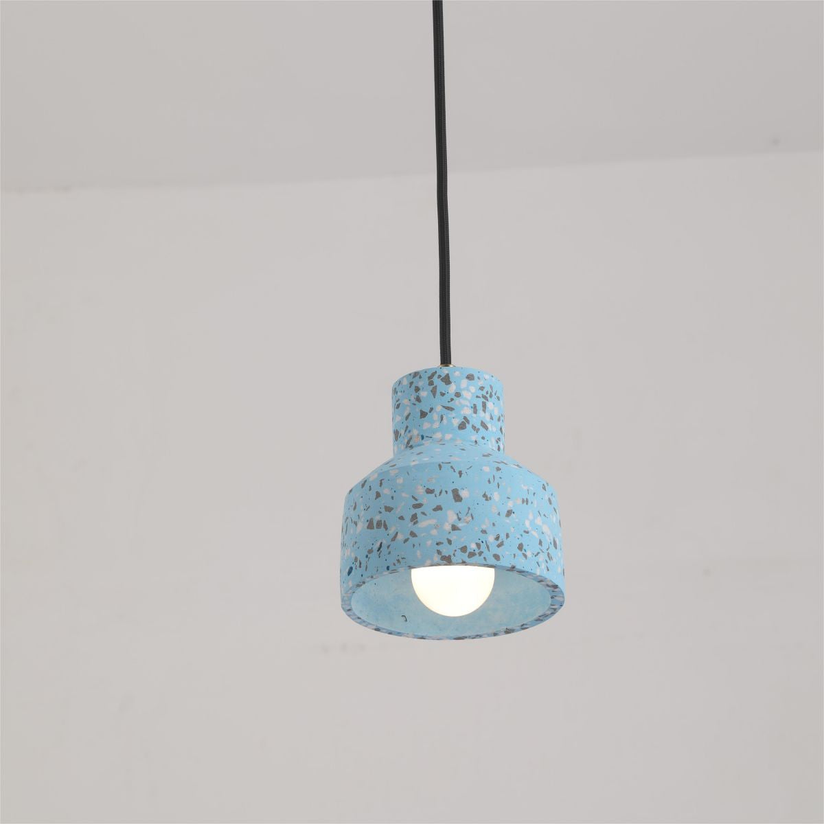 Valentina Suspension Rond Décor Nordique, Métal/Ciment, 4 Couleur, Salon