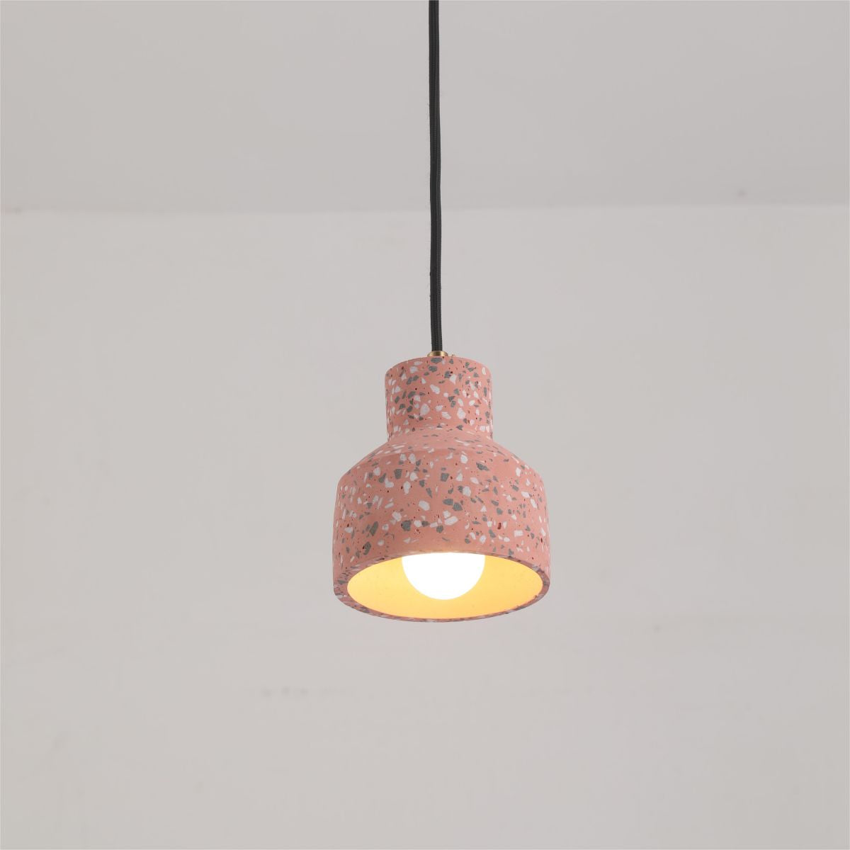 Valentina Suspension Rond Décor Nordique, Métal/Ciment, 4 Couleur, Salon