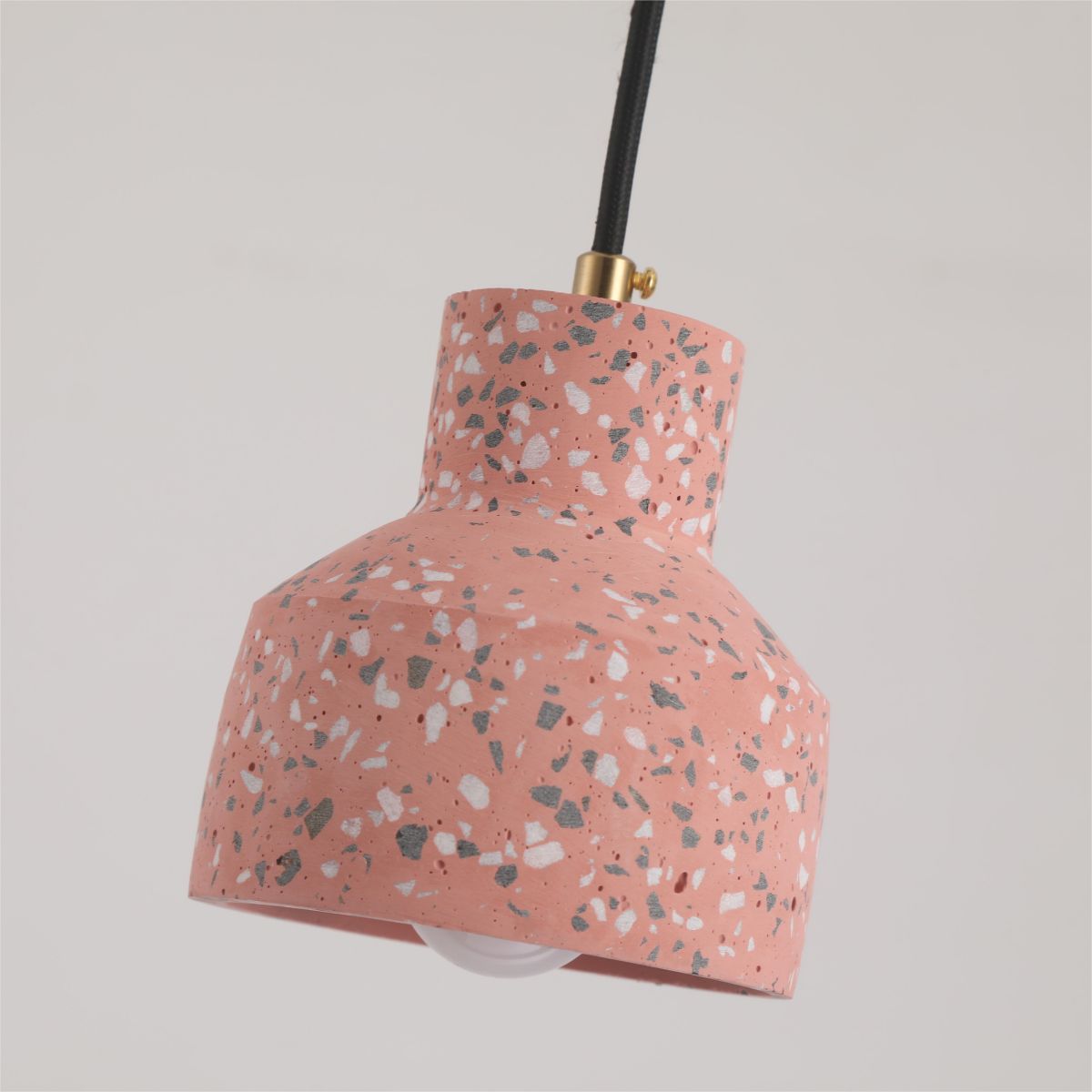 Valentina Suspension Rond Décor Nordique, Métal/Ciment, 4 Couleur, Salon