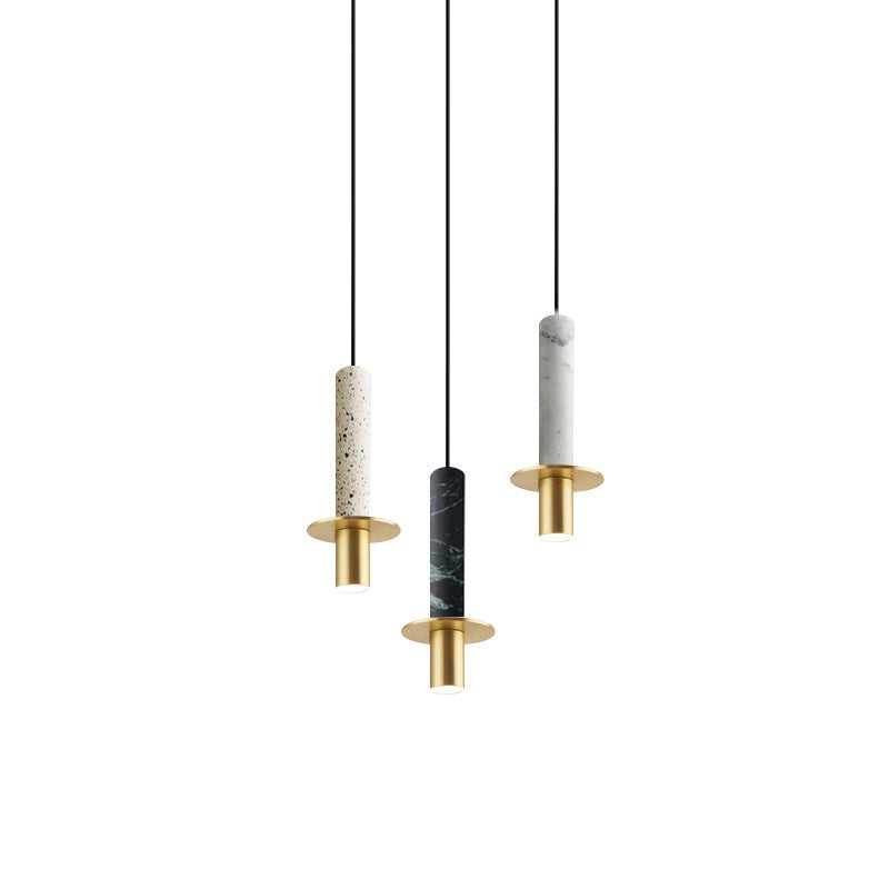 Valentina Luminaires Suspensions Marbre Moderne Design Italien Salle à Manger