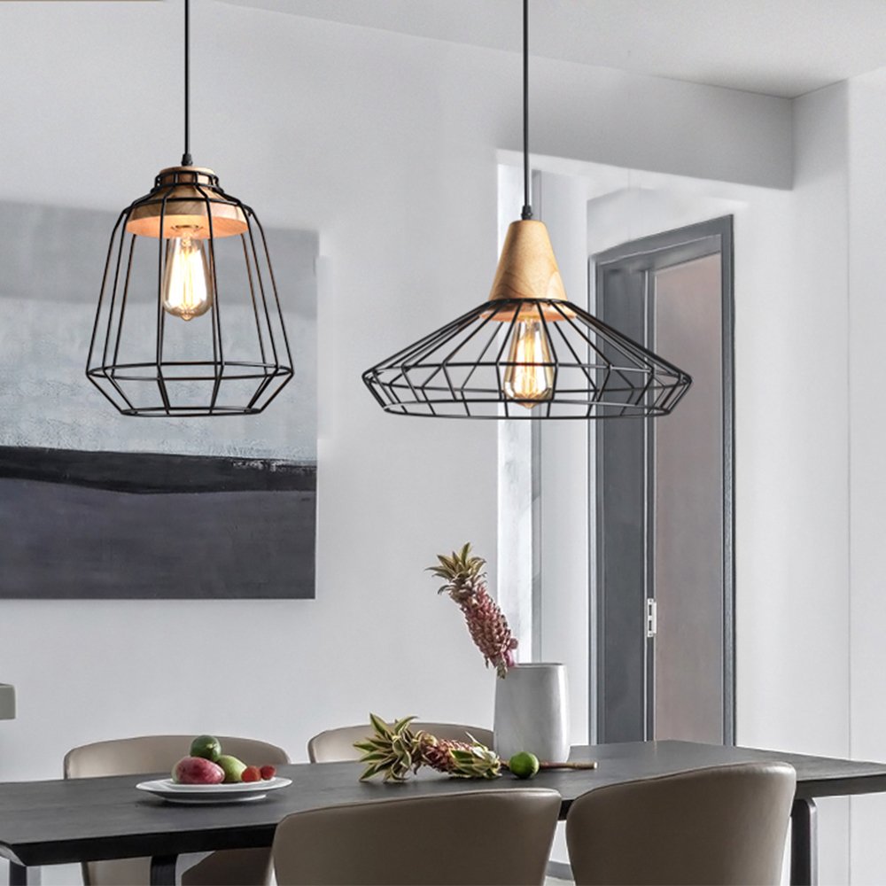 Silva Industriel Minimaliste Suspension Métal Salon