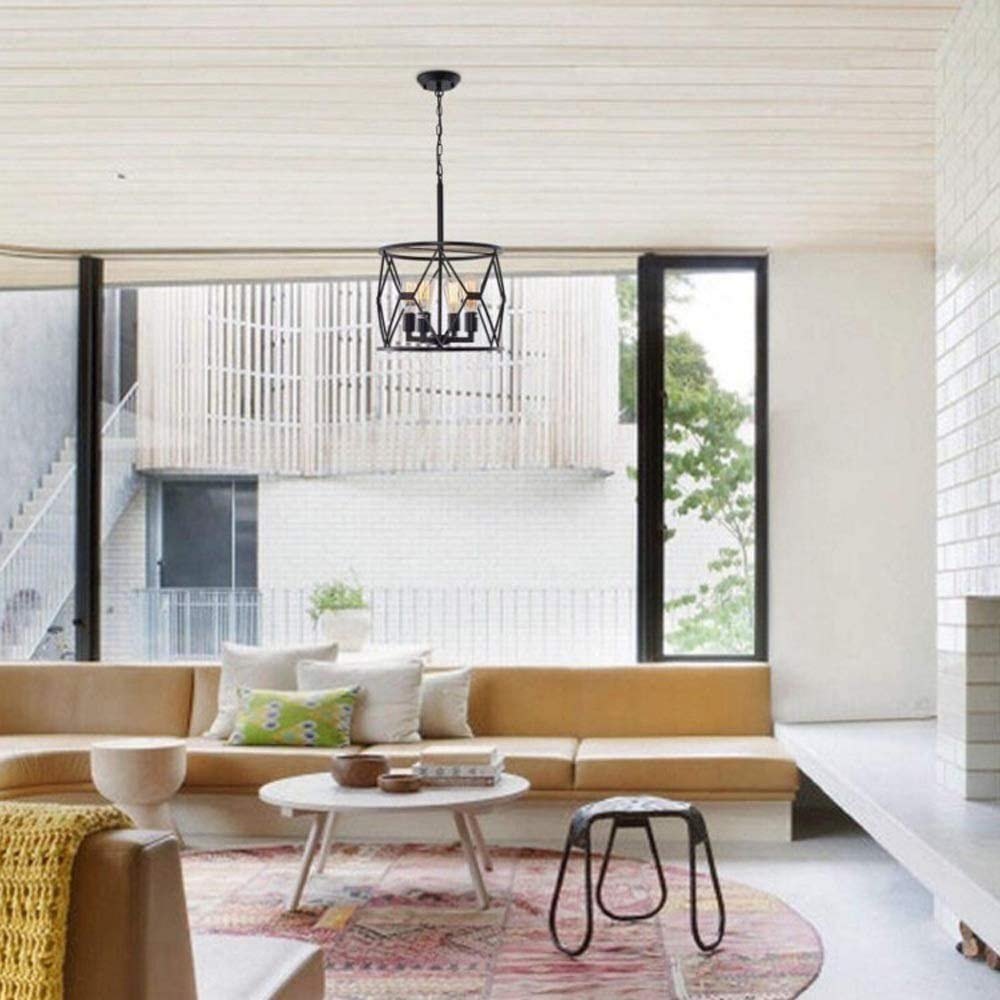 Silva Moderne Industriel LED Suspension Métal Salle À Manger