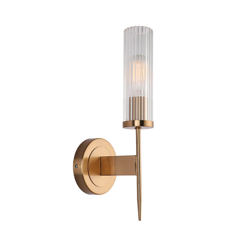 Arisha Applique Murale Led en Verre Postmoderne pour Salon Chambre à Coucher et Chevet