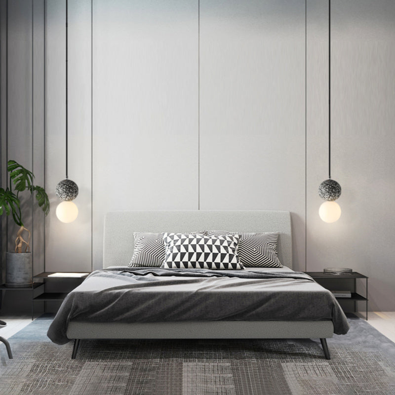 Valentina Luminaires Suspensions Globe Moderne Pierre/Verre Rose/Gris/Noir/Blanc Salon