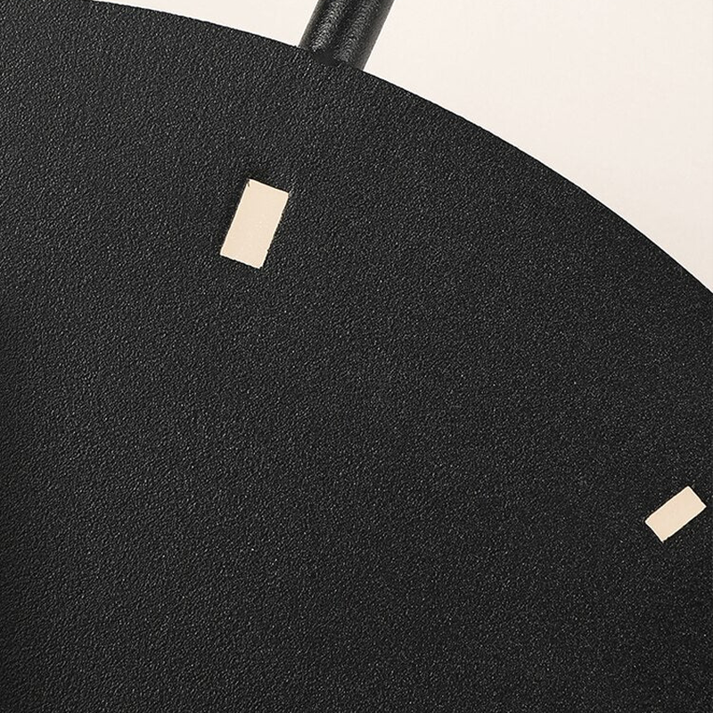 Arisha Applique Murale Rond Or/Noir Métal/Acrylique Salon/Chambre