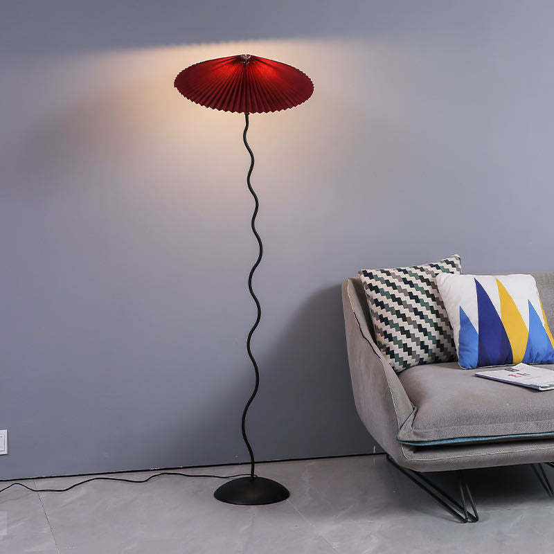 Ritta Moderne LED Lampadaire Métal Chambre/Salon Rouge Orange Blanc