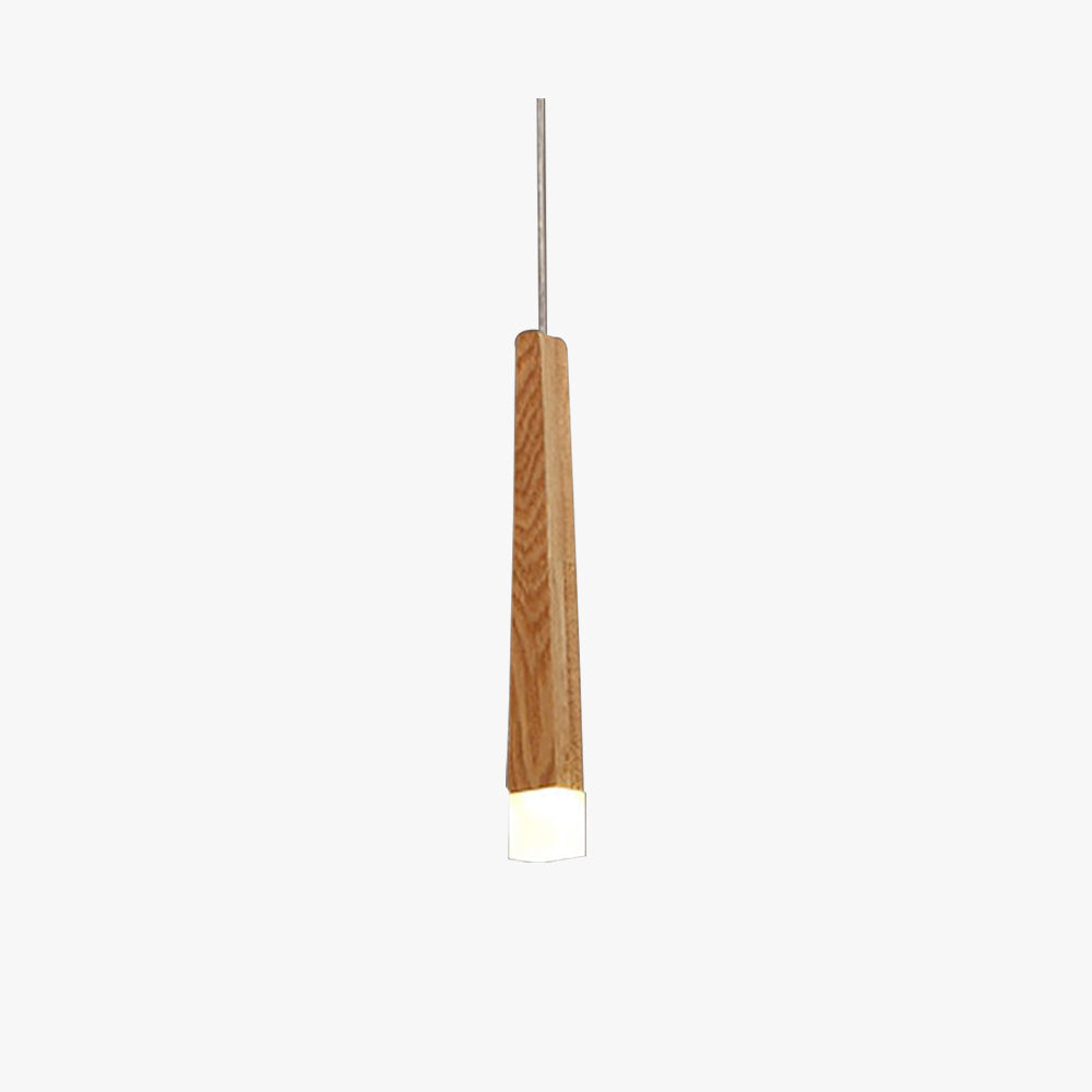 Muto Linéaire LED Suspension Bois/Acrylique Chambre à coucher Salle à manger
