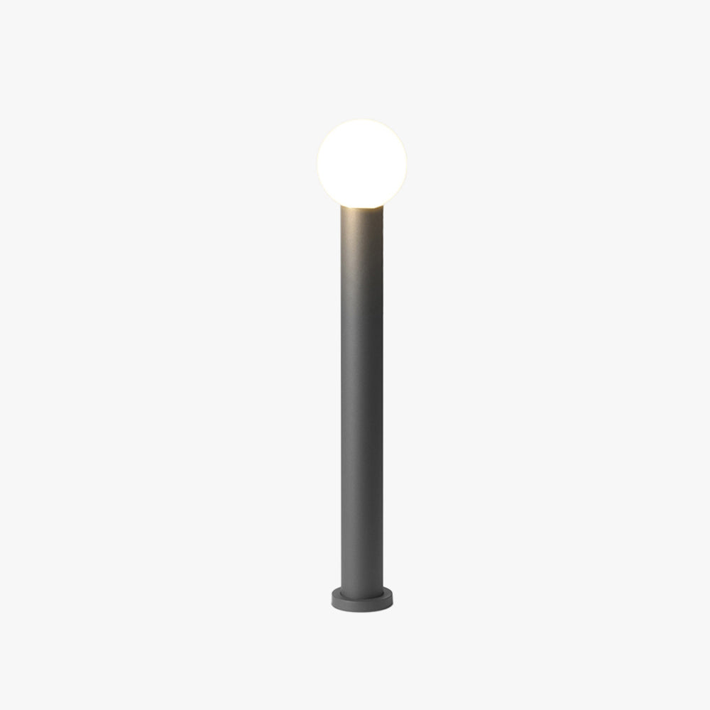 Ray Moderne LED Lampadaire Extérieur Noir Métal Allée Cour