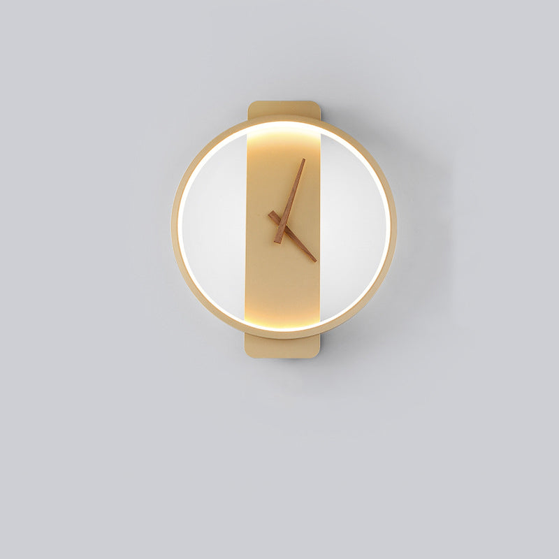 Arisha Applique Murale Ronde/Carrée Moderne, Or/Noir