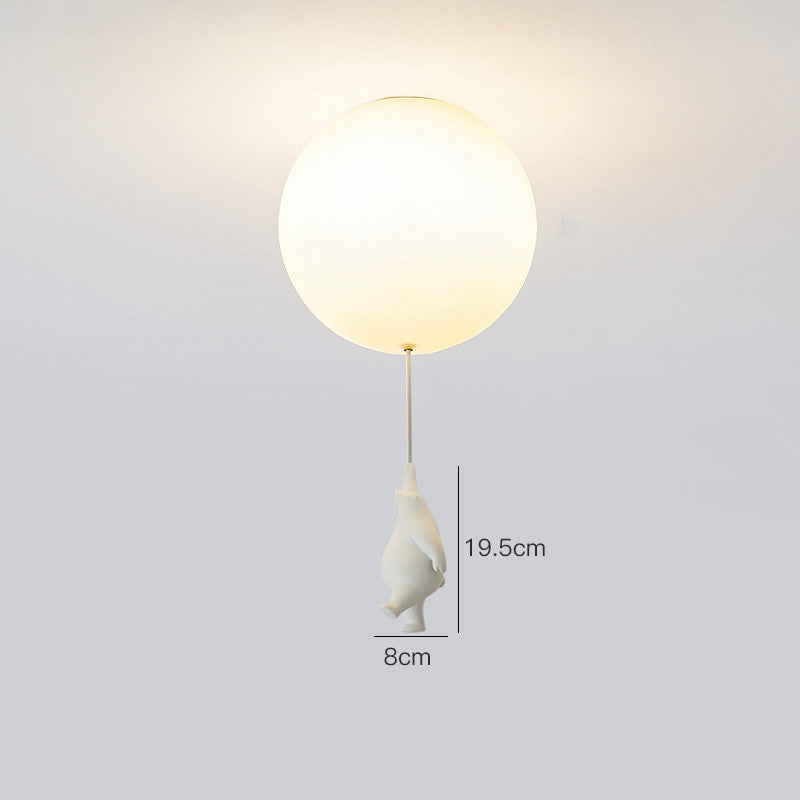 Aria Suspension/ Plafonnier Ballon Moderne, Résine Chambre